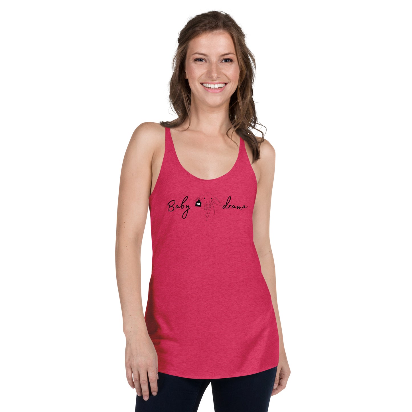 Baby Brahma Drama Women's Racerback Tank Top