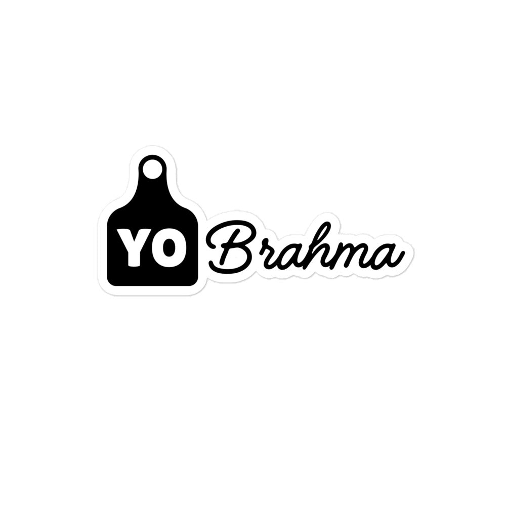 Yo Brahma Ear Tag Sticker