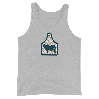 Yo Brahma Floral Ear Tag Tank Top