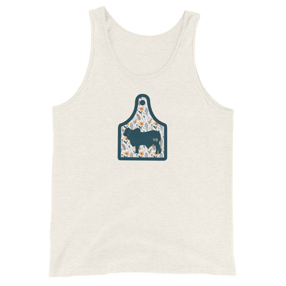Yo Brahma Floral Ear Tag Tank Top
