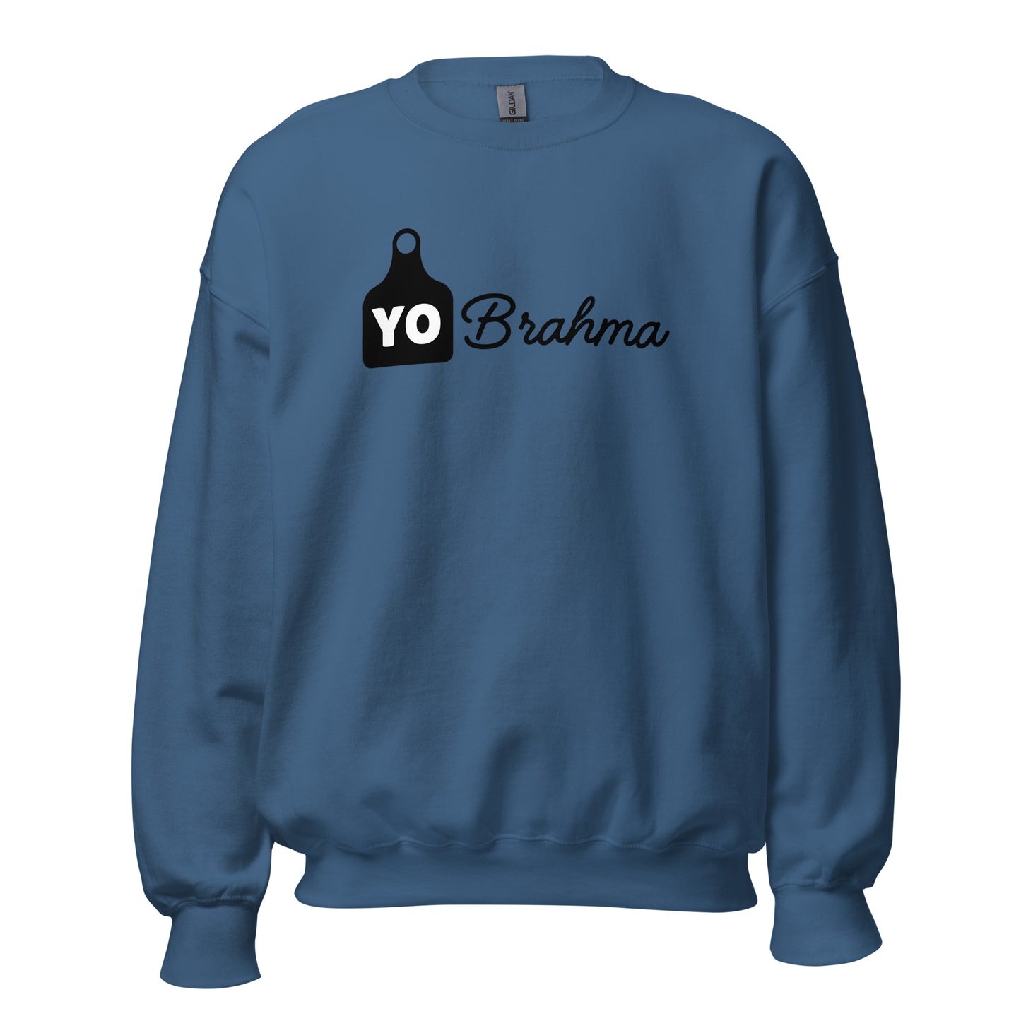 Yo Brahma Ear Tag Crew Neck Sweatshirt