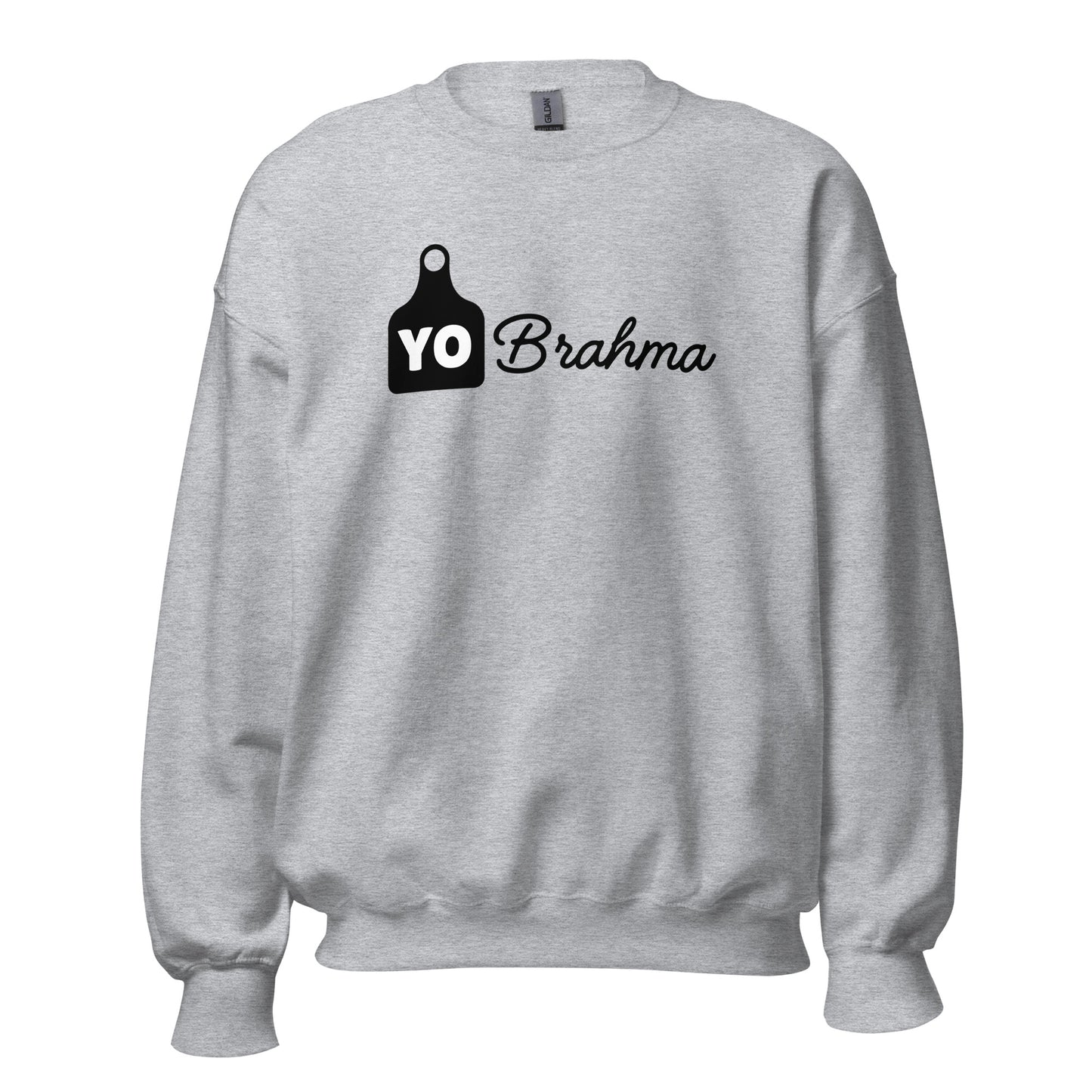 Yo Brahma Ear Tag Crew Neck Sweatshirt