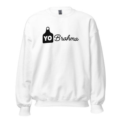 Yo Brahma Ear Tag Crew Neck Sweatshirt