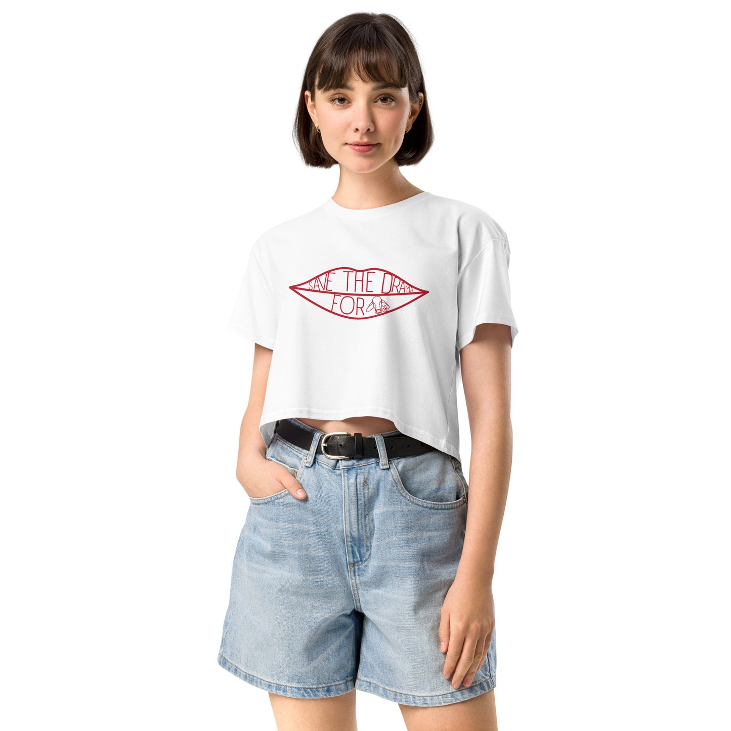 Save the Drama for Yo Brahma Crop Top