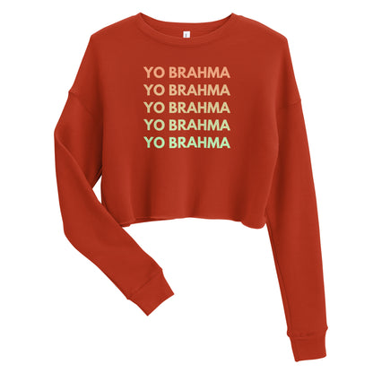 Yo Brahma Ombre Crop Sweatshirt