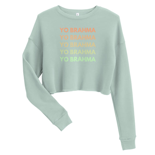 Yo Brahma Ombre Crop Sweatshirt